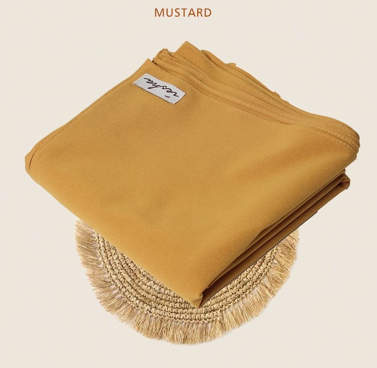 Jilbab Kuning Mustard